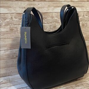 Style & Co. Classic Black Shoulder Bag